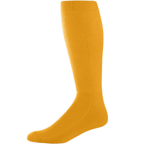 Augusta Sportswear Wicking Athletic Sock (6085), Color 'Gold'